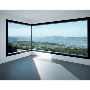 Modern Minimalist Picture Window Big Fixed Aluminum Alloy <b>Frame</b> with Tempered Glass for Villas and Hotels - Product Image 4