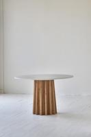 Ensemble de table à manger rectangulaire de style Wabi Sabi en bois massif, moderne, écologique et fait main, avec 6 chaises