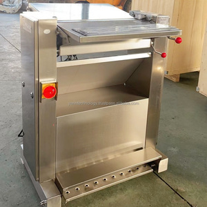 Máquina rebanadora de carne fresca Pelador de piel de cerdo comercial Máquina rebanadora de carne Removedor de piel de res Máquina de corte de cáscara de rebanada - Product Image 2