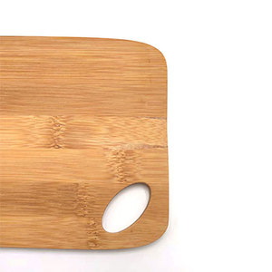 Plateau de service rectangulaire en bambou avec poignée pour la cuisson de pizzas, steaks, pains et gâteaux, 10 pouces - Product Image 3