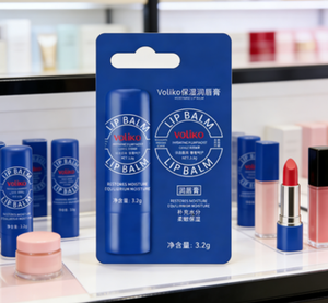 Baume à lèvres Voliko Little Blue Bottle pour femmes, hydratant et nourrissant, masque pour les lèvres pour réduire les ridules - Product Image 3