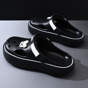 Sandales plateforme Crocs pour hommes, EVA antidérapantes, respirantes, augmentant la taille, pour la plage et les activités de plein air - Product Image 3