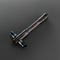 Sabre laser LED RVB Kylo Ren SE le plus vendu, châssis rigide de haute qualité avec batterie amovible, poignée métallique, jouet Darth Vader, vente en gros