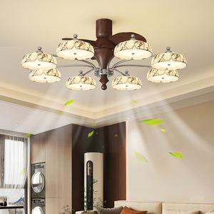 Lámpara de Techo Estilo Song para Restaurante, Nueva Lámpara de Techo de Estilo Chino, Lámpara de Techo de Tela Antigua, Lámpara de Techo Multicabezal para Dormitorio - Product Image 3
