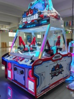 Machine à griffes de grue de cadeau à jetons 4 joueurs City of Star Collect Gifts Machine d'amusement pour FEC