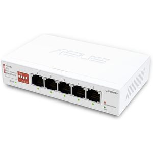 Commutateur non géré QG-U1050 5 ports 2,5 G avec QoS, concentrateur réseau pour bureau à domicile, répartiteur Ethernet, Plug and Play - Product Image 1
