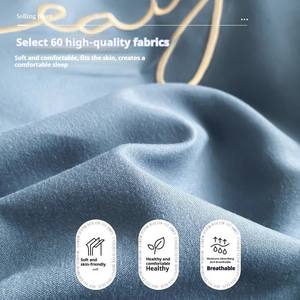 ハイエンドライトラグジュアリー11ピースコンフォーターセット100% ウォッシュドコットン60年代耐水性ウール学生寮用 - Product Image 3