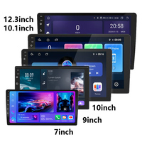 Autoradio universel Al 7 9 10 12.3 pouces Autoradio 2 Din Car Stereo Fm Bt Dsp Gps 4GB 66B Qled Android Car Radio Car Player Dvd