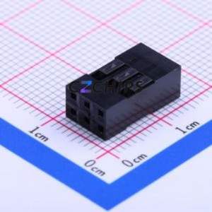 65043-034LF Housing (Wire-to-Board / Wire-to-Wire) P=2.54mm Connector 2x3P 2.54mm 2 3 - Product Image 1