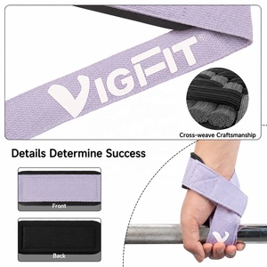 VIGFIT Cinghie da Sollevamento Pesi Multicolore con Logo Personalizzato per Allenamento in <span class=keywords><strong>Palestra</strong></span> e Fitness - Product Image 4