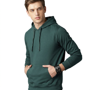 Sweat-shirt et sweat à capuche d'hiver pour homme, 100 % coton molletonné, imprimé, design perlé, streetwear premium écologique, approvisionnement en gros OEM - Product Image 1