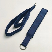 Sangles de fitness à double boucle en D, rembourrées en polaire, pour équipement de Pilates, exercices de yoga, entraînement à domicile et accessoires de gym