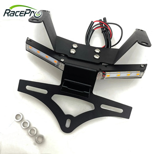 Soporte trasero para guardabarros trasero de motocicleta, Marco para matrícula, tarjetero trasero para <span class=keywords><strong>Honda</strong></span> <span class=keywords><strong>CB650R</strong></span> CBR650R CB/CBR 650R 2020 2019 - Product Image 1