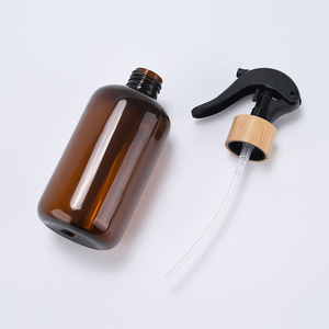 Botella con Pulverizador de 30ml-500ml, Negra y Blanca, con Bomba de Pulverización de Bambú y Tapa con Pantalla Serigrafiada - Product Image 3
