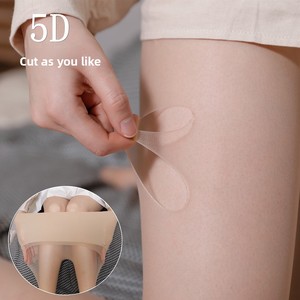 Collants invisibles 360° sans couture, ultra-fins, anti-accroc, toutes tailles, couleur chair 5D, légère compression amincissante en nylon - Product Image 5