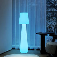 Décoration d'intérieur, lampe de sol moderne de luxe à LED RGB à 16 couleurs changeantes, design champignon, écologique, télécommande, USB