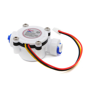 2-Point Water Flow Sensor Plastic Liquid Dispenser for Water Purifier Hall Effect Water Meter with 1/8 <b>Quick</b> <b>Connector</b> S402B - Product Image 1