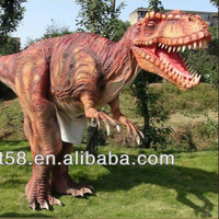 Équipement de parc d'attractions Simulation de dinosaures Modèle animatronique pour adultes Modèle électrique de dinosaure artificiel