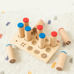 Juguetes Montessori, tubo de <span class=keywords><strong>tutor</strong></span>ía sensorial de madera, Sensor de sonido, material didáctico educativo, barra para <span class=keywords><strong>tutor</strong></span>ía sensorial - Product Image 4
