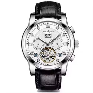 Montre homme automatique mécanique étanche lumineuse Poedagar 1403, toute nouvelle montre de poignet de marque Tremolo pour affaires - Product Image 3