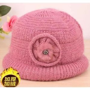 Chapeau Bob Rond en Éponge Bordeaux Doublé Polaire Chaud Hiver Femme Décontracté 54-56CM - Product Image 4