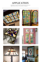 Glasmalerei Kunst dekorative Glasscheiben benutzer definierte Glasmalerei für die Beleuchtung Fenster tür Kirche