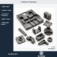 Service de fraisage CNC de précision sur mesure, pièces usinées CNC sur mesure en Ti-6Al-4V, ±0,01 mm, prototype OEM vers la production