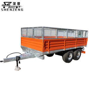 <span class=keywords><strong>Remolque</strong></span> tractor de 4 ruedas de <span class=keywords><strong>doble</strong></span> <span class=keywords><strong>eje</strong></span> de 5 toneladas, remolques usados para tractores agrícolas - Product Image 4