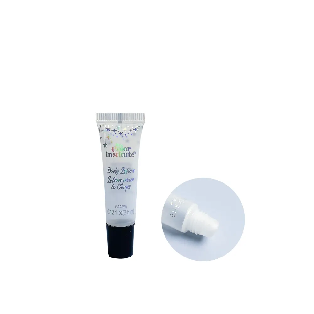 Tubo de plástico transparente para embalagem de beleza, tubo de cor de lábios vazio de venda quente, recipiente de plástico transparente personalizado