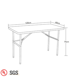 Portable léger 8FT Table Pliante Pour <span class=keywords><strong>Le</strong></span> Camp - Product Image 3