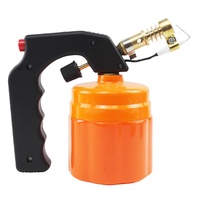 Chalumeau de soudage portable en laiton, pistolet à flamme pratique pour le camping en extérieur, torche à gaz butane, soudeuse à gaz portable