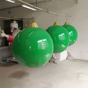 Decoración Navideña para Exteriores, Esferas Navideñas <span class=keywords><strong>Grandes</strong></span> <span class=keywords><strong>de</strong></span> Fibra <span class=keywords><strong>de</strong></span> Vidrio <span class=keywords><strong>de</strong></span> 150 cm, Adornos para Exhibiciones en Centros Comerciales - Product Image 6