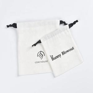 Bolsa de Almacenamiento de Joyerí<span class=keywords><strong>a</strong></span> <span class=keywords><strong>con</strong></span> Cordón, Reutilizable y Reciclable, de Lona, <span class=keywords><strong>con</strong></span> Logotipo Personalizado Impreso, Embalaje de Regalo de Algodón - Product Image 2