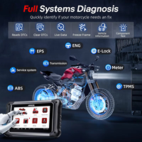 2026 ANCEL MT700 PRO Scanner de diagnostic moto 31+ fonctions spéciales purge ABS AUTO VIN Système complet OBD2 1 an 12-24V