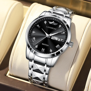 New men's watch - fully <b>automatic</b> non-mechanical men's <b>wristwatch</b> with water resistance and calendar function - Product Image 6