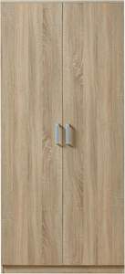 Armoire moderne en bois 176X80X52 <span class=keywords><strong>cm</strong></span> Armoire MDF 1 compartiment 1 tringle à vêtements, 1 étagère inférieure Chêne Sonoma - Product Image 6