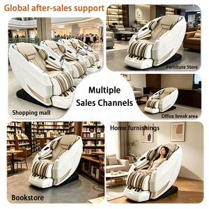 Fauteuil de massage corporel complet de luxe Zhipin pour la maison, manipulateur 4D, compresse chaude, commande vocale intelligente, massage par impulsions d'air - Product Image 3