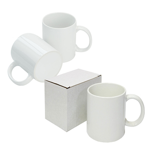 Tazas Blancas de Cerámica Pintadas a Mano de 11oz para Sublimación - Las Más Vendidas - Product Image 6