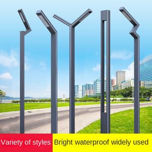 Lampadaire LED en aluminium personnalisé, indice de protection IP66, alimentation CC, télécommande, éclairage paysager pour jardin, cour, parc, villa - Product Image 2