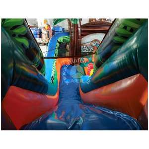 Château gonflable géant en PVC sur le thème de <span class=keywords><strong>la</strong></span> forêt AIER avec toboggan pour les locations de fêtes pour enfants - Product Image 5