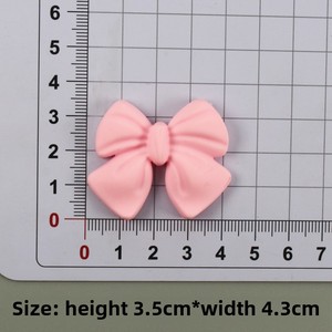 3D Stereo Ít Cừu Bleating Bow PVC Mềm Cao Su Phụ Kiện Giày Trang Trí Vá Chất Liệu Cho Cốc Nước Khăn Giá Lưu Trữ - Product Image 2