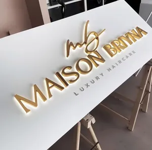 Letras Arquitectónicas Iluminadas con Halo a Precio de Fábrica, Personalizadas para Fachadas de Edificios, Entradas, Monumentos e Identificación de Plazas Comerciales - Product Image 6