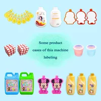 Machine d'étiquetage semi-automatique avant-arrière pour bouteilles, petite et moyenne taille, contrôle PLC, acier inoxydable, modèle 2023, vente chaude