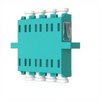 Aksesoris Adaptor Konektor Quad FTTH 4 Core LC UPC MM OM3 OM4 SM 9/125 Fiber Optik