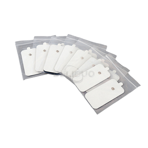 OEM/ODM Ems elettroterapia elettroelettrocuscinetti riutilizzabili in gomma a scatto decine tamponi autoadesivi riutilizzabili patch unità elettrodi - Product Image 1