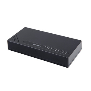 สวิตช์อีเธอร์เน็ตอุตสาหกรรมขนาดกะทัดรัด 8 พอร์ต 100Mbps RJ45 ฮับแลน OEM ODM รองรับการต่อรองอัตโนมัติ ใช้สาย สำหรับเครือข่ายภายในบ้าน - Product Image 1