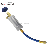 Injecteur de colorant d'huile de compresseur R134A 1/4 "SAE injection mâle et femelle pour système de climatisation