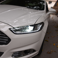 Ensemble de phares LED KGKB pour Ford Mondeo 2013-2016, lentille de projecteur de haute qualité 6000K, clignotant séquentiel, plug and play
