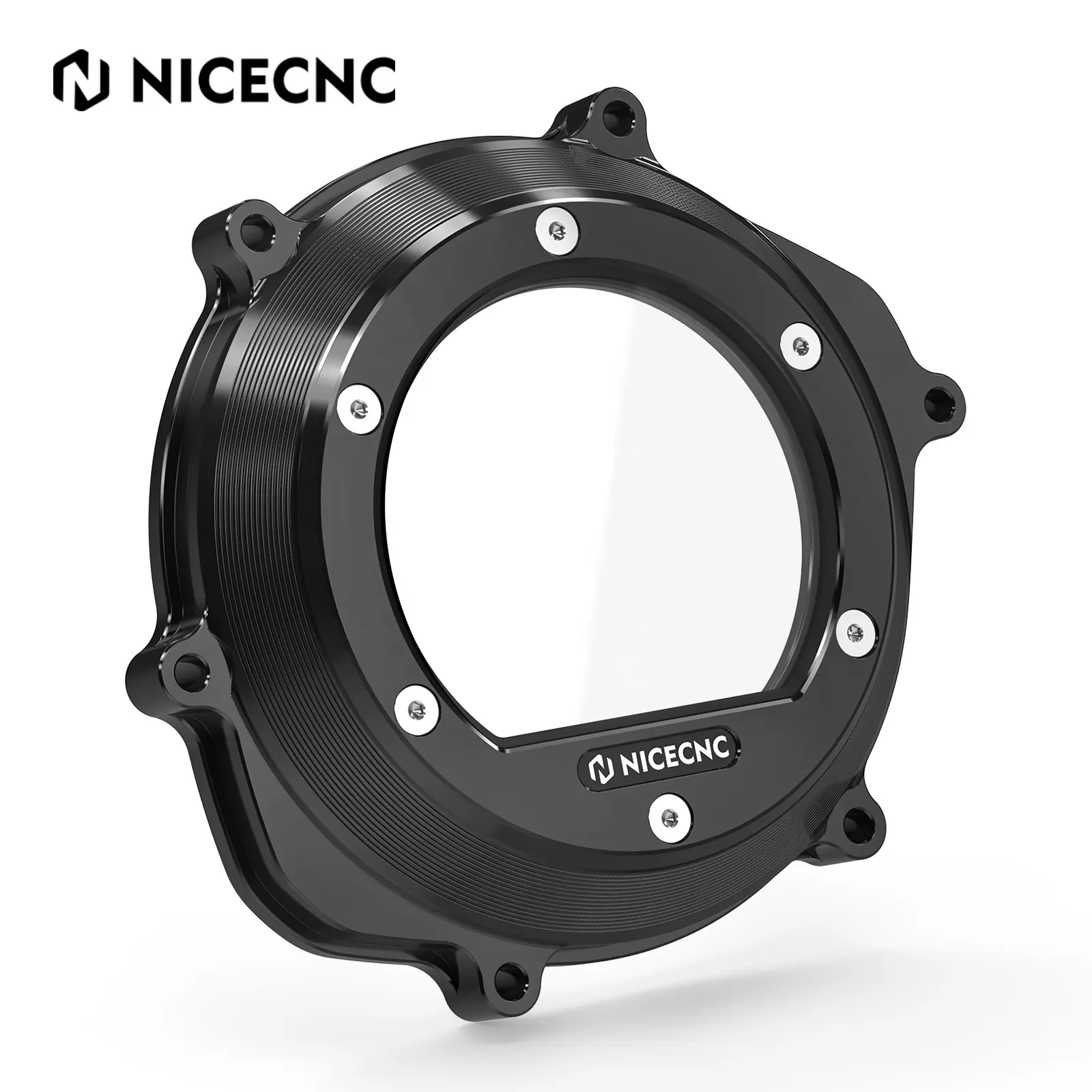 Niceckc trasparente basamento coperchio frizione con guarnizione per Honda TRX450R 2004-2008 TRX450ER 2006-2014 11351-HP1-670