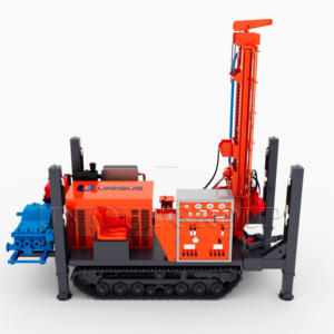 JJEM hydraulique 350m-400m plate-forme de forage de puits d'eau diesel 300m chenille montée en profondeur avec roulement de moteur de pompe à noyau prix de vente - Product Image 5